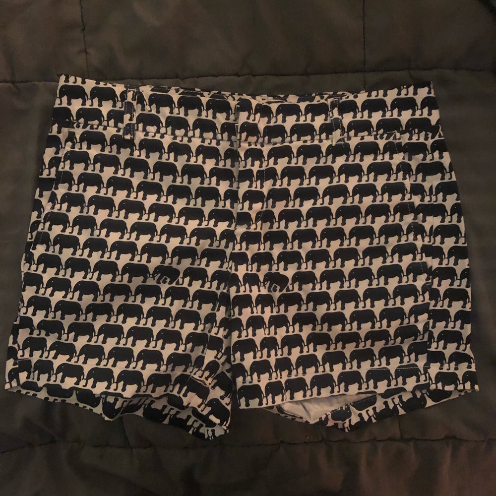 Banana Republic Elephant print shorts.